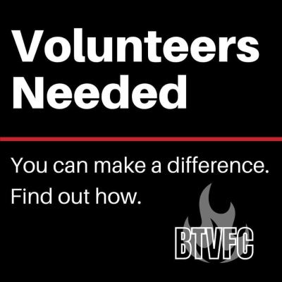Volunteers Wanted - Barrett Volunteer Fire Company