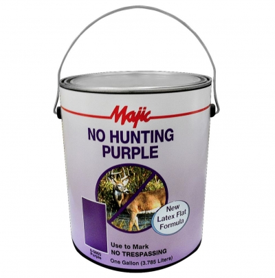 Purple Paint Now an Alternative for Posted Signs