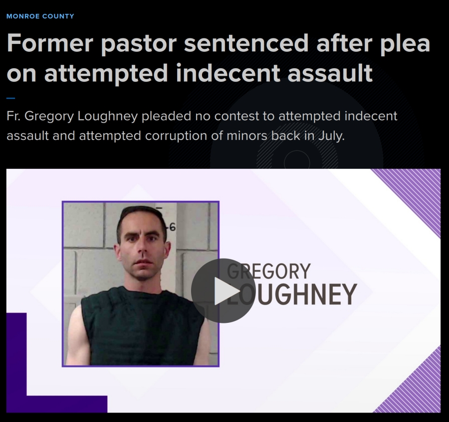 Former pastor sentenced after plea on attempted indecent assault