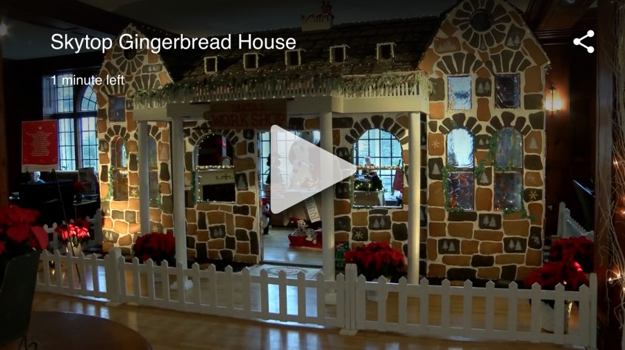 Giant Gingerbread House in the Poconos