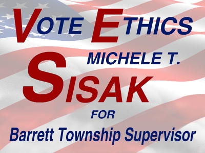Vote Michele Sisak for Barrett Township Supervisor (2015)