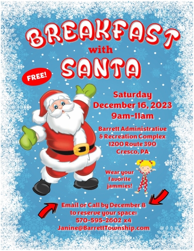 Breakfast with Santa: December 16, 2023