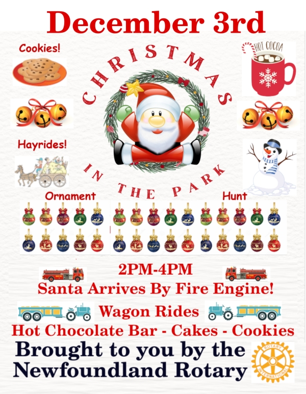December 3: Christmas in the Park (Newfoundland Rotary)