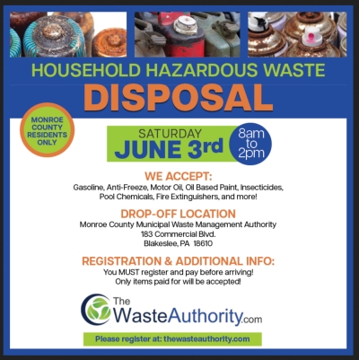 Household Hazardous Waste Disposal Event - June 3