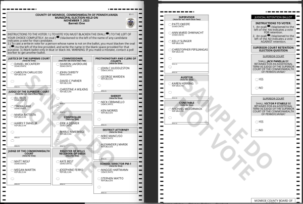 Voter's Guide & Sample Ballot: November 2023