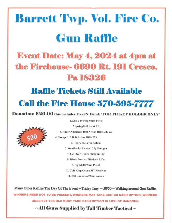 Gun Raffle (May 4, 2024)