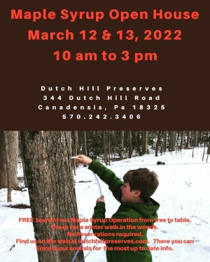 Maple Syrup Open House 2022