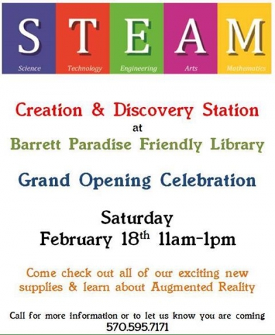 S.T.E.A.M. Creation &amp; Discovery Center