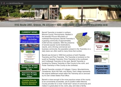 Special Supervisor Meeting - June 6, 2023